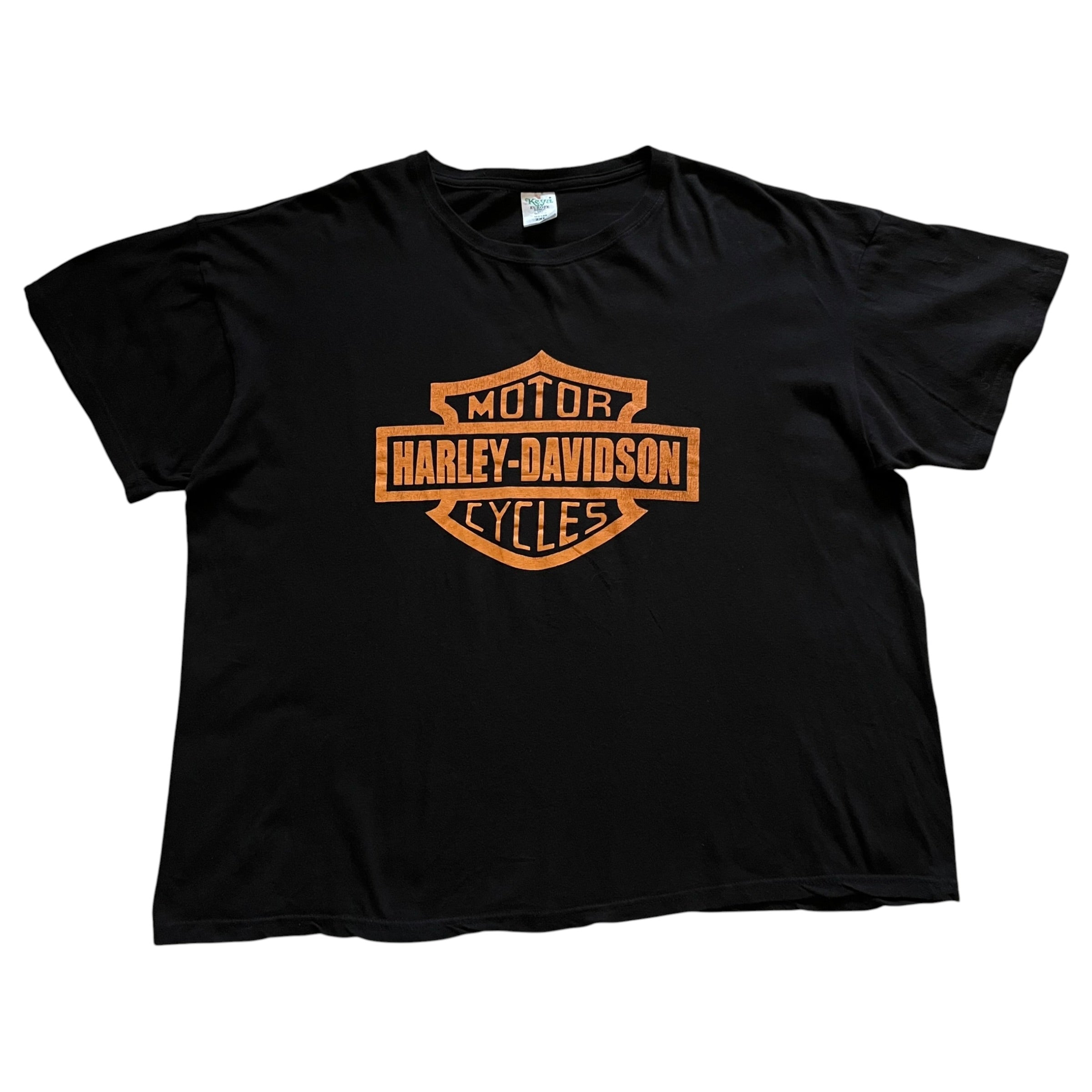 90s Harley Davidson Super Boxy Cropped Tee