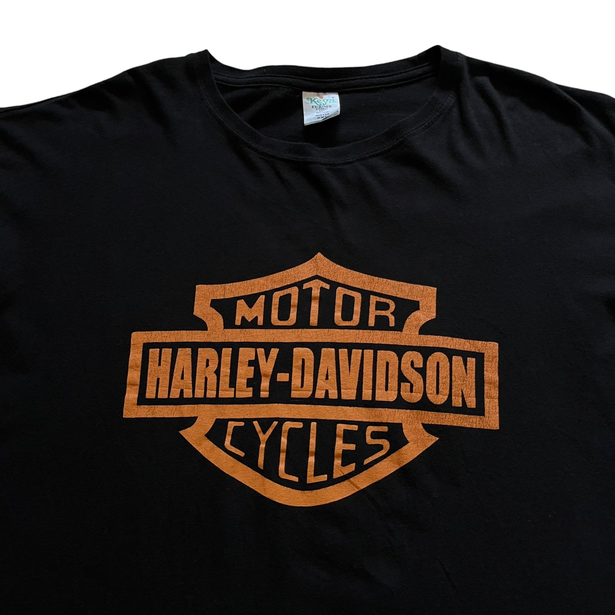 90s Harley Davidson Super Boxy Cropped Tee