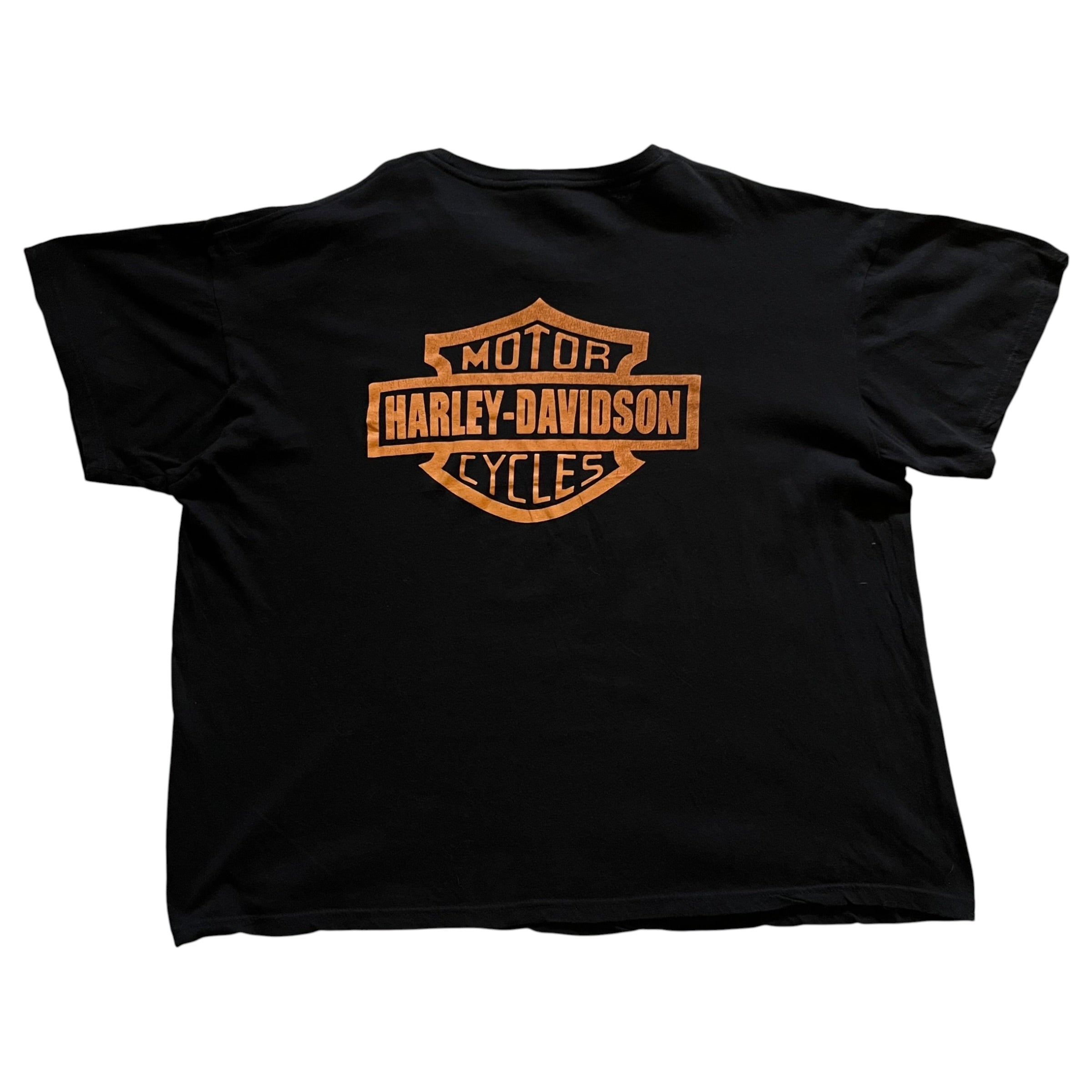 90s Harley Davidson Super Boxy Cropped Tee