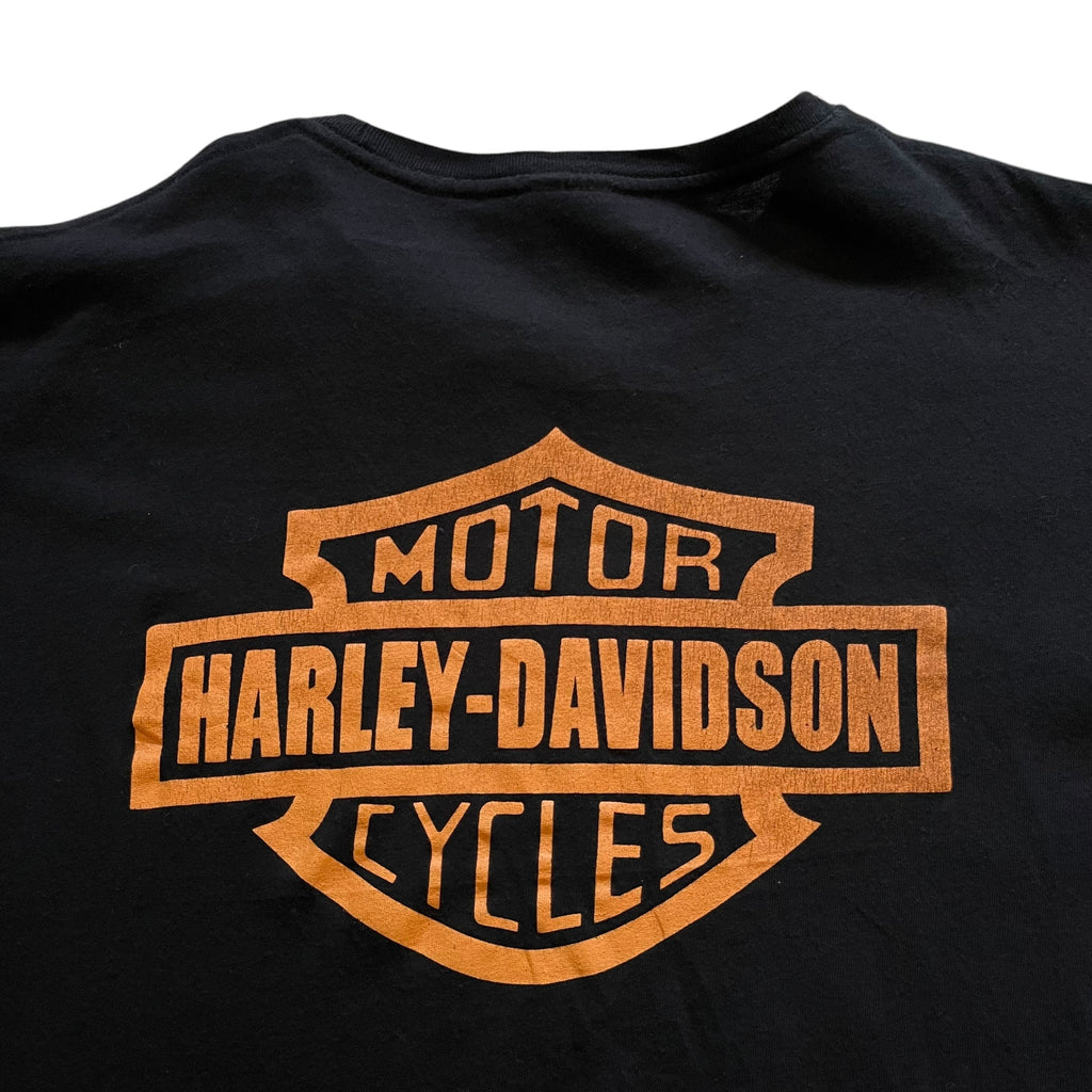 90s Harley Davidson Super Boxy Cropped Tee