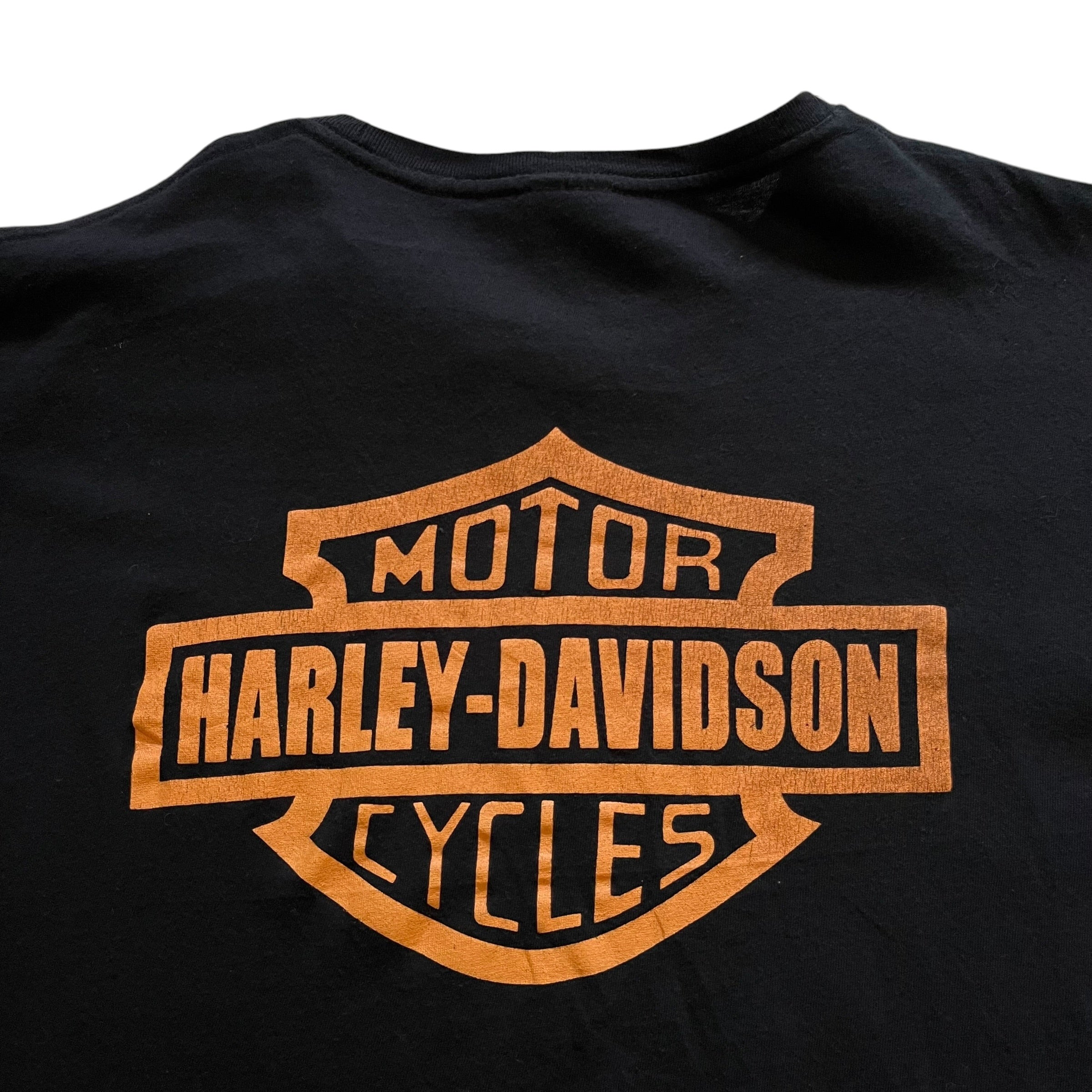 90s Harley Davidson Super Boxy Cropped Tee