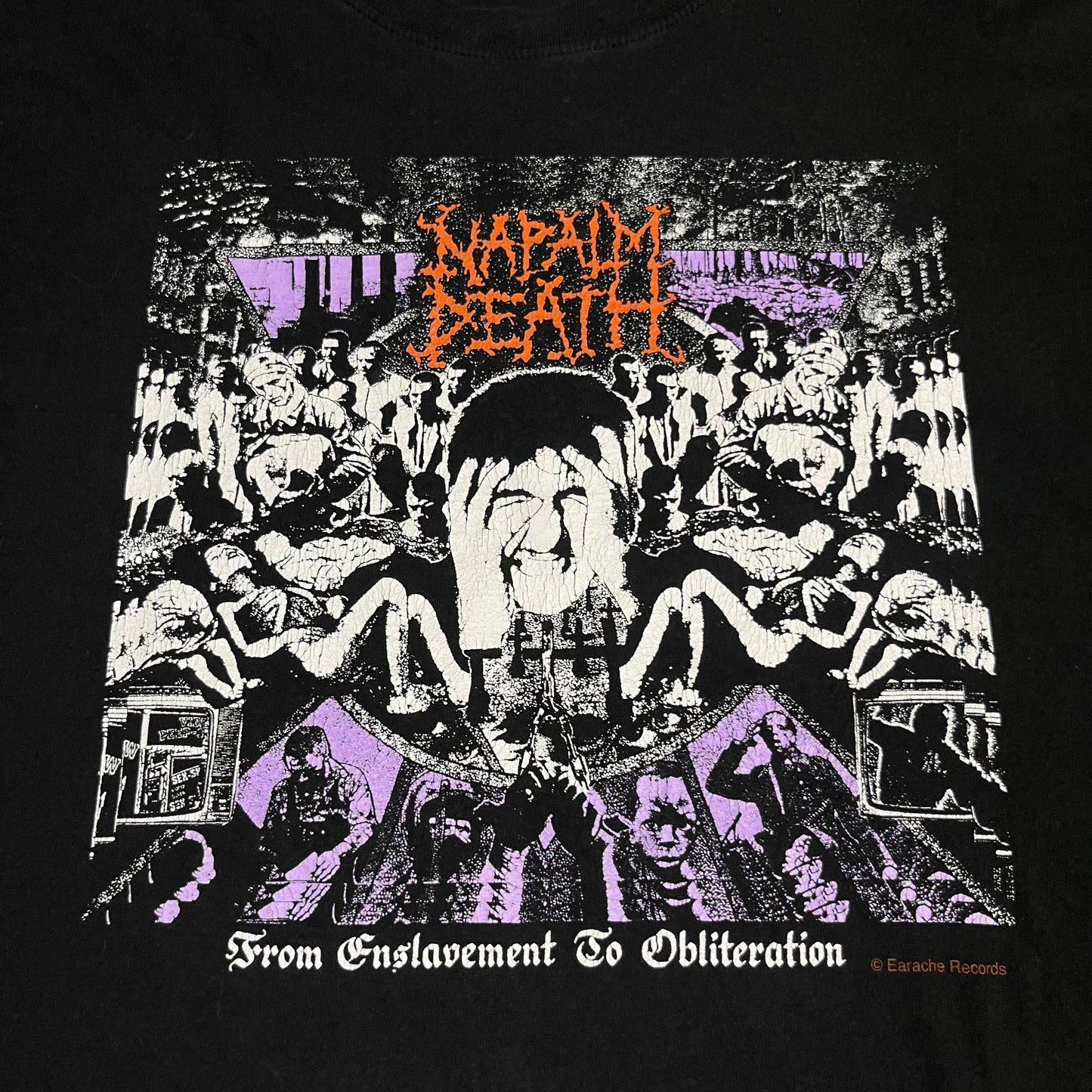 00s Napalm Death From Enslavement To Obliteration Tee