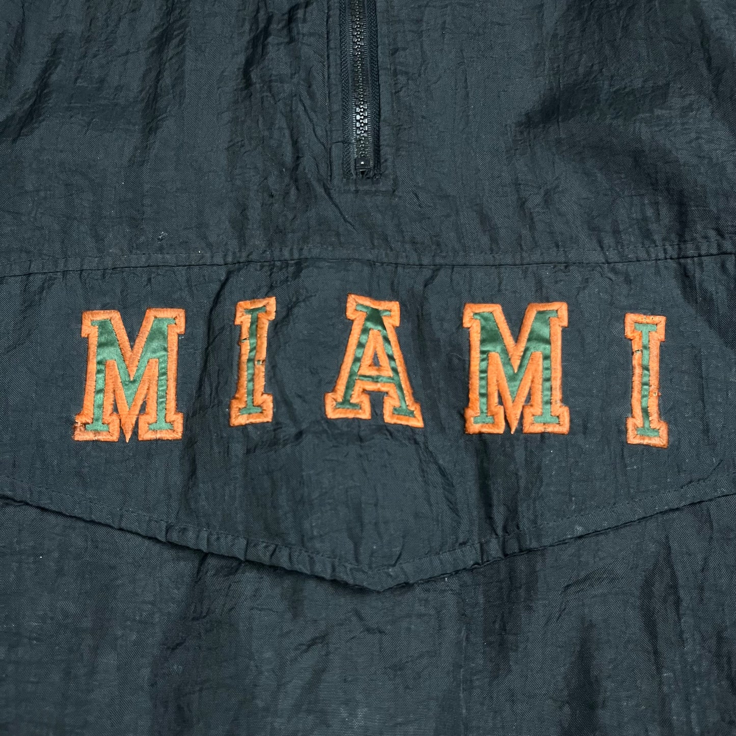 90s Miami Hurricanes Starter 1/4 Zip Jacket