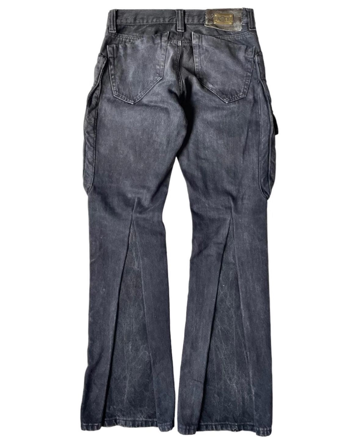 Y2k Multipockets Combat Flared Jeans