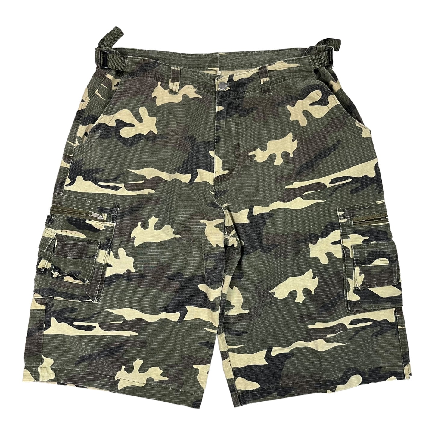 Vintage Baggy Tactical Camo Shorts