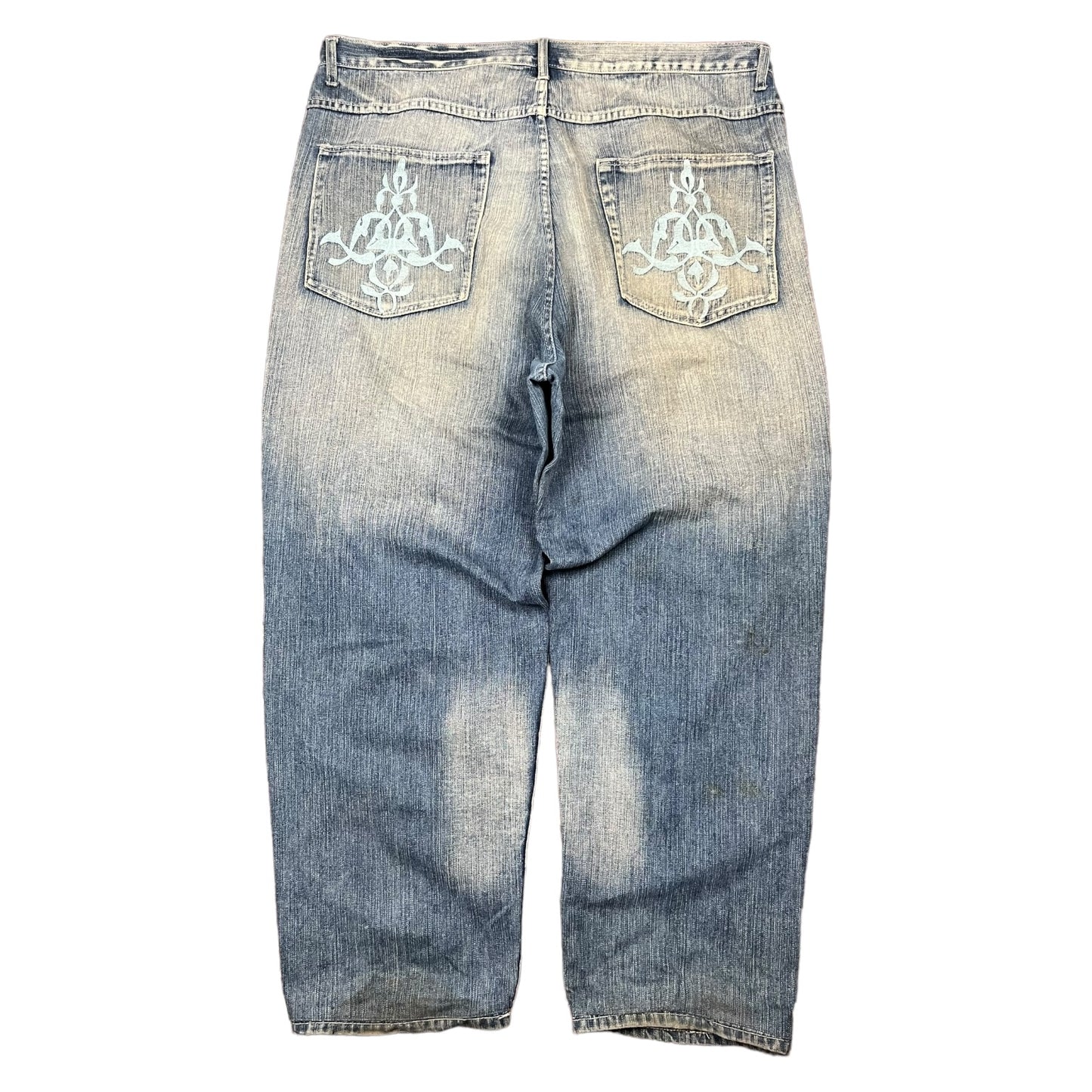 Y2k Old Skool Tribal Baggy Jeans