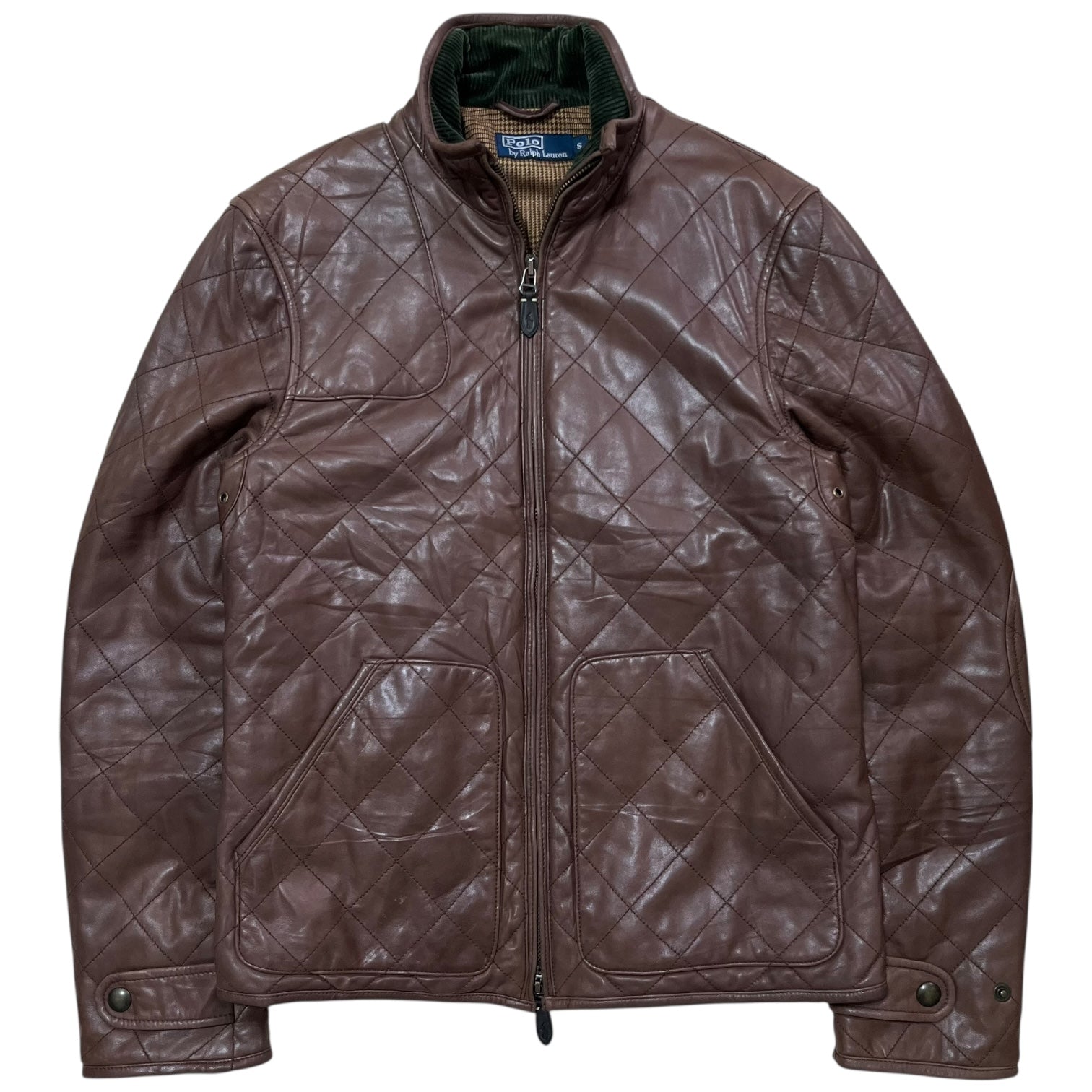 2000s Ralph Lauren Quilted Leather Jacket