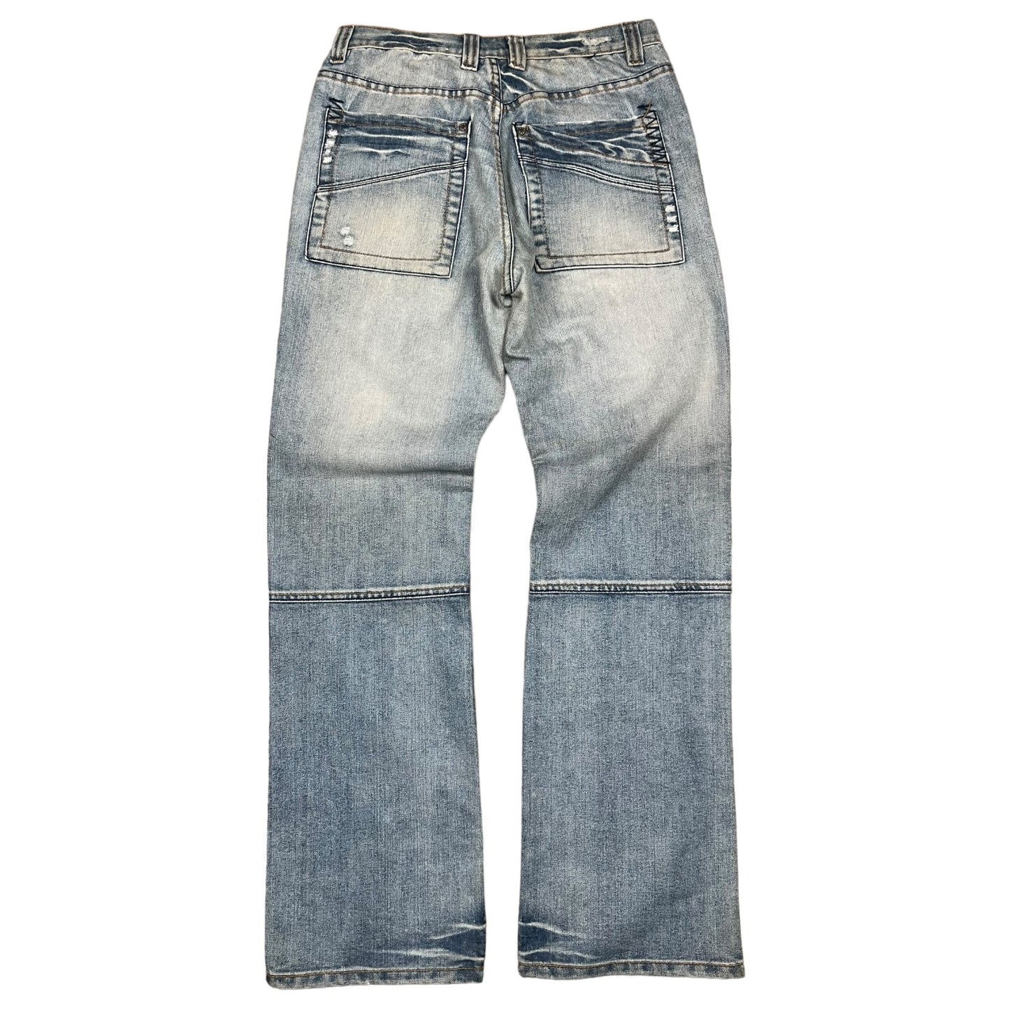 Southern Acid Wash Flared Jeans