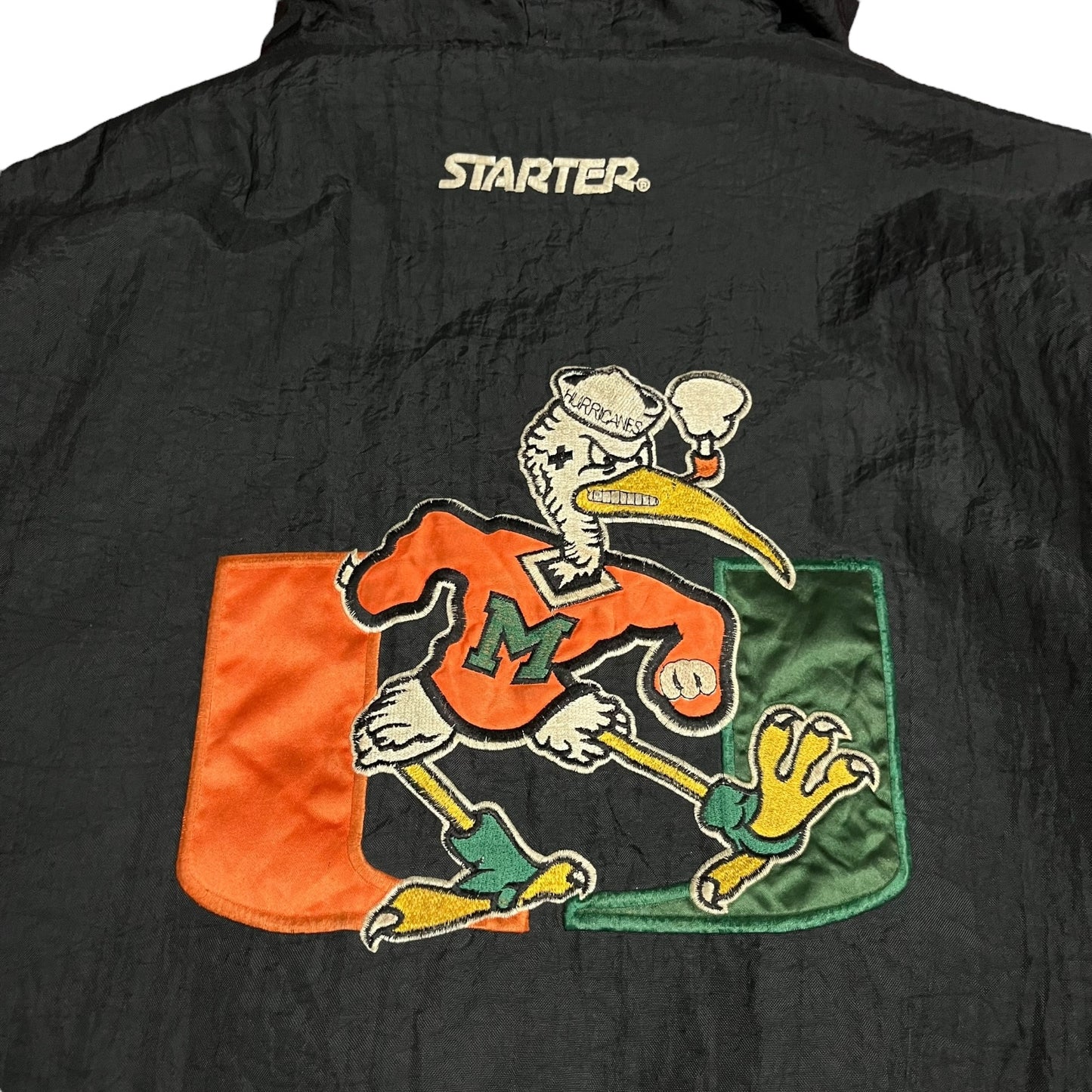 90s Miami Hurricanes Starter 1/4 Zip Jacket