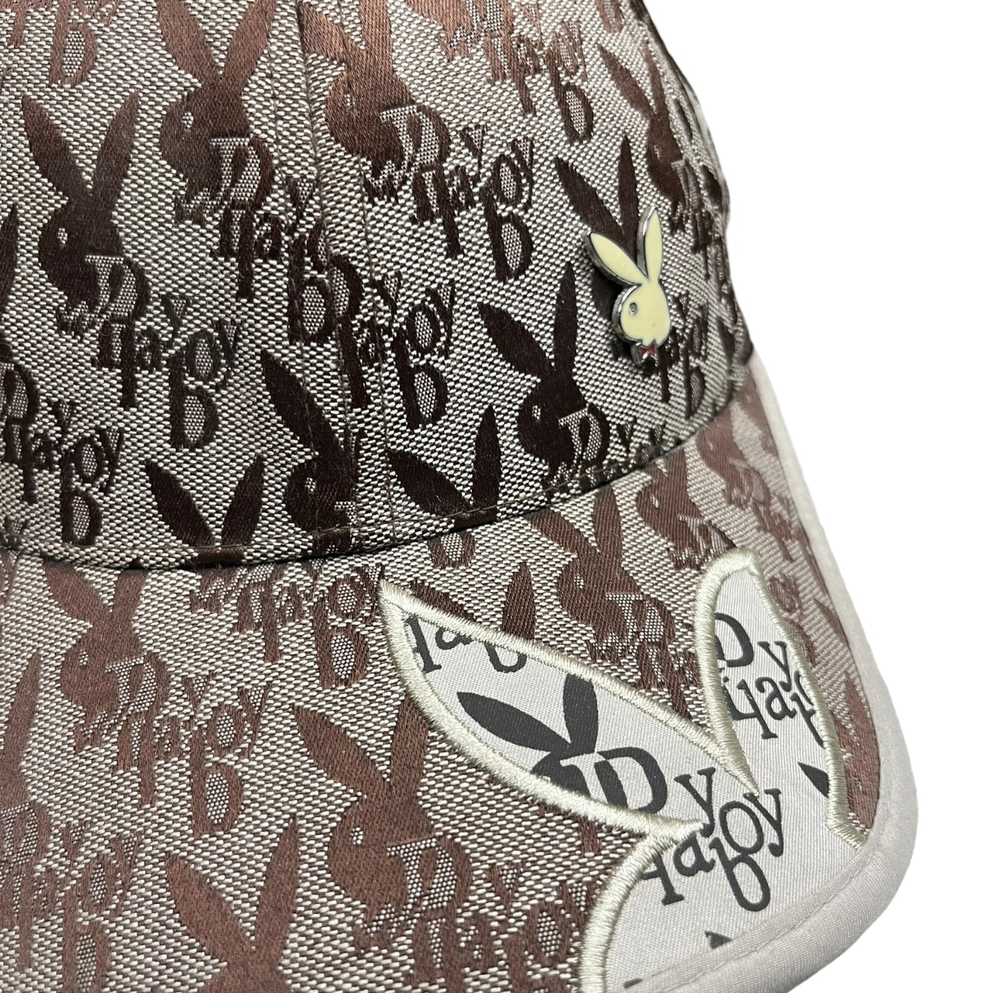 Y2K Playboy Monogram Hat