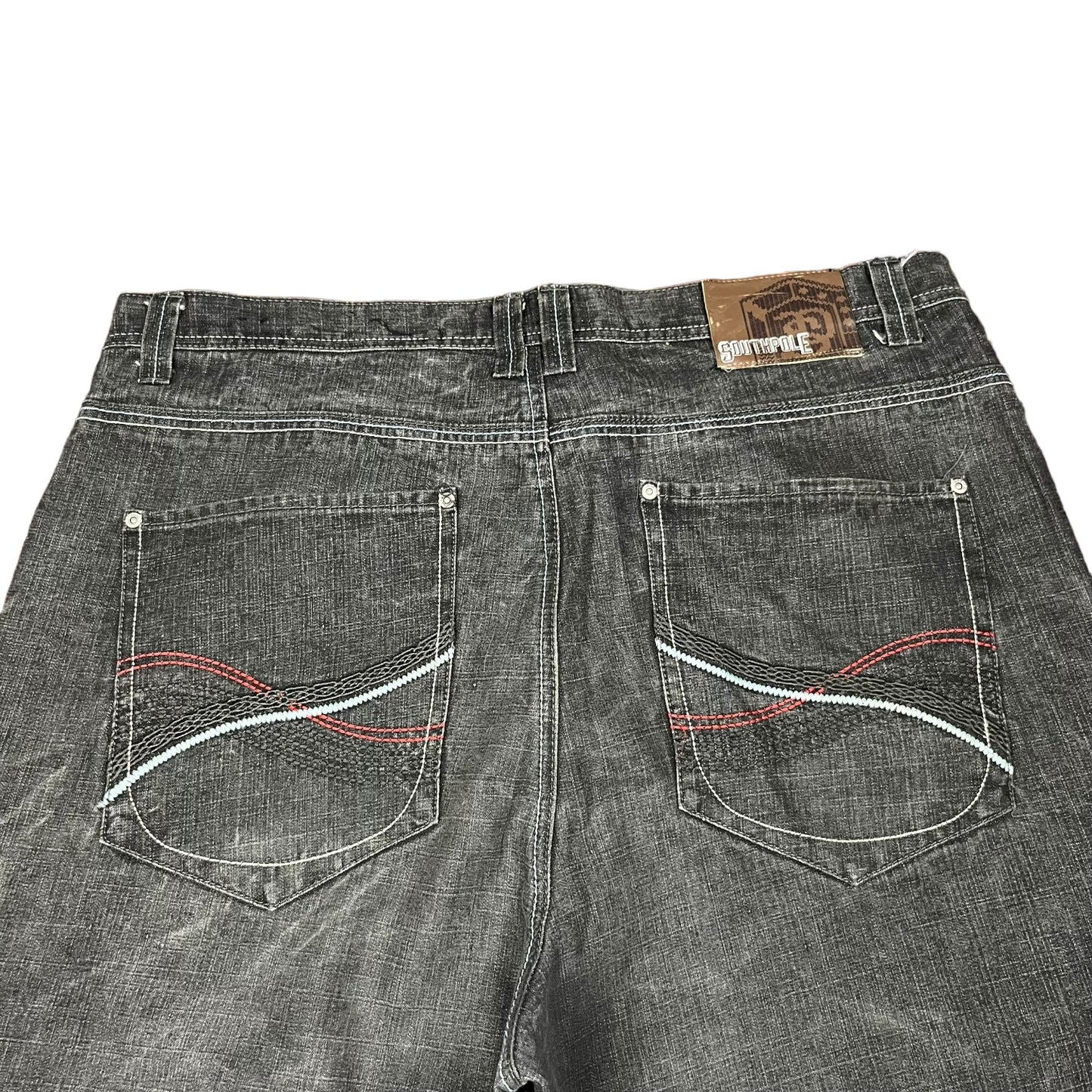 Y2k Southpole Pocket Embroidery Baggy Jeans