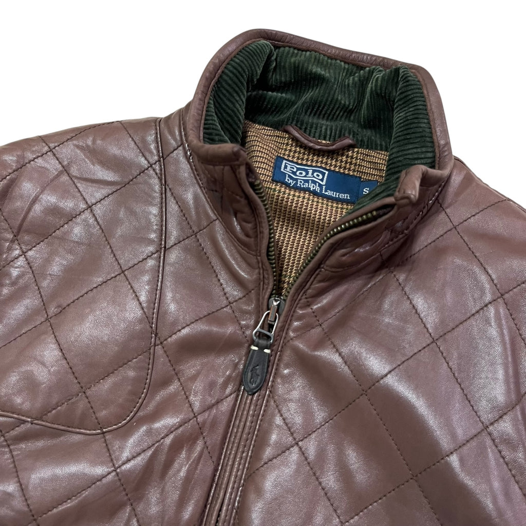 2000s Ralph Lauren Quilted Leather Jacket