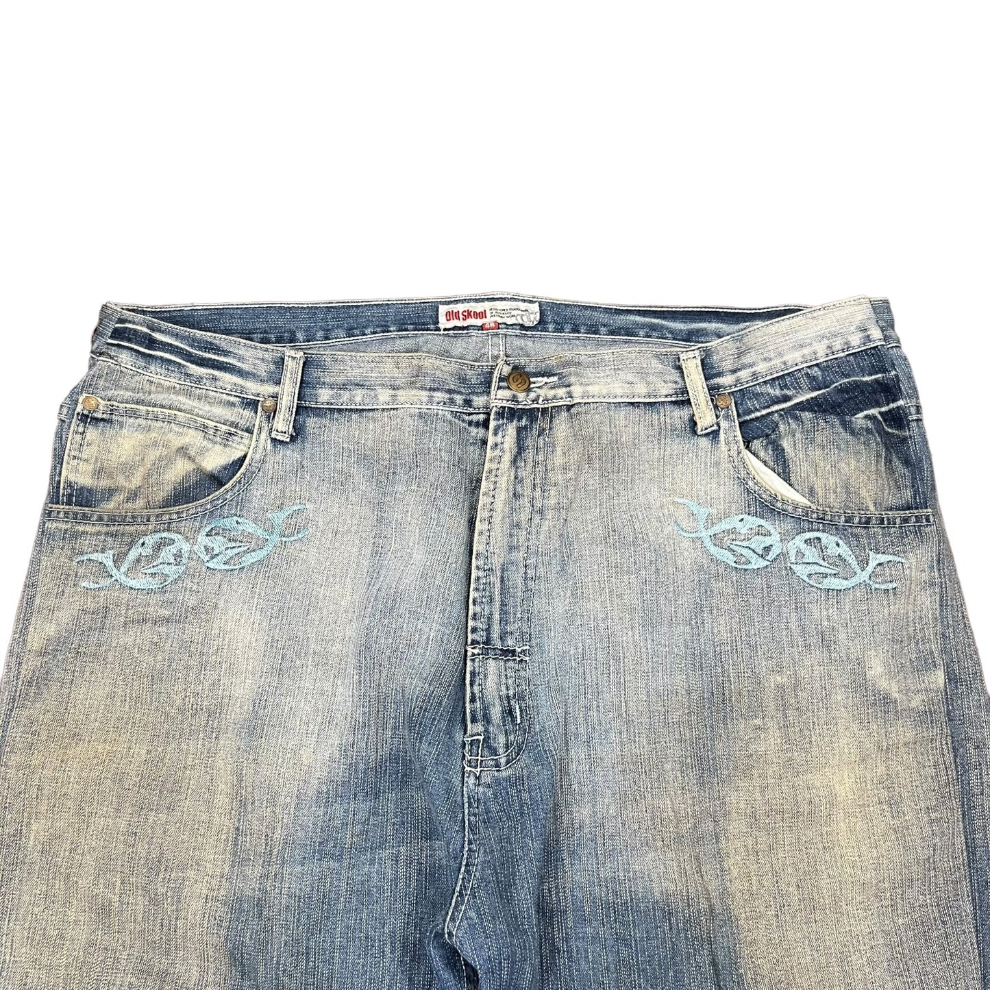 Y2k Old Skool Tribal Baggy Jeans