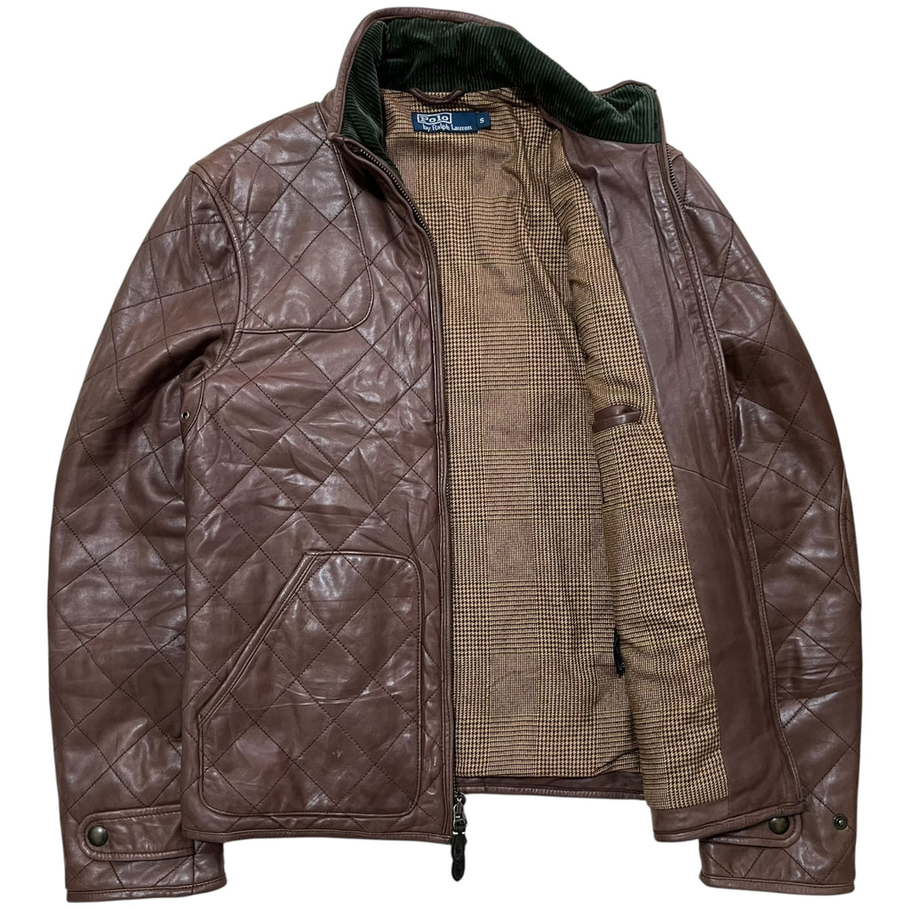 2000s Ralph Lauren Quilted Leather Jacket