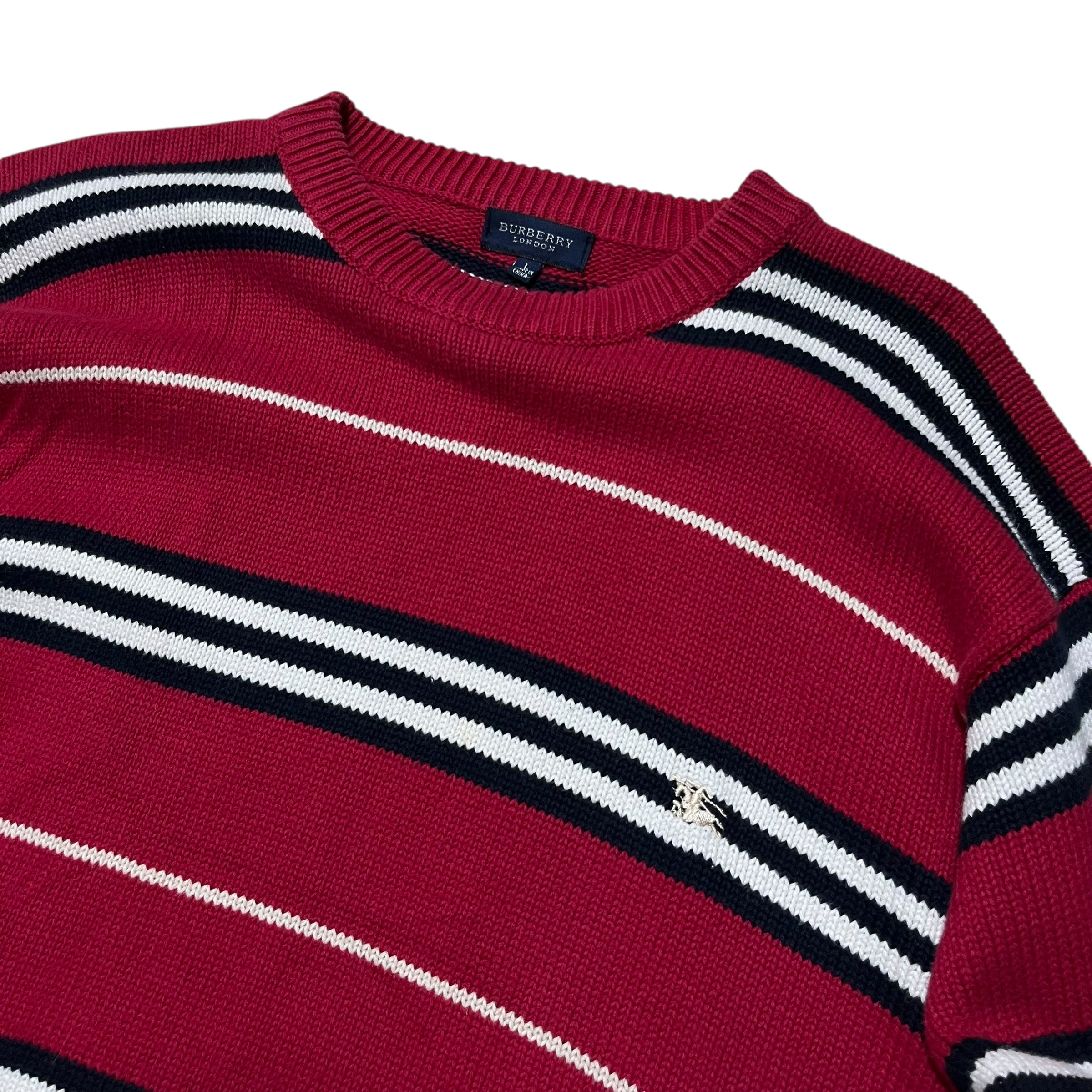 Burberry Striped Knit Sweater