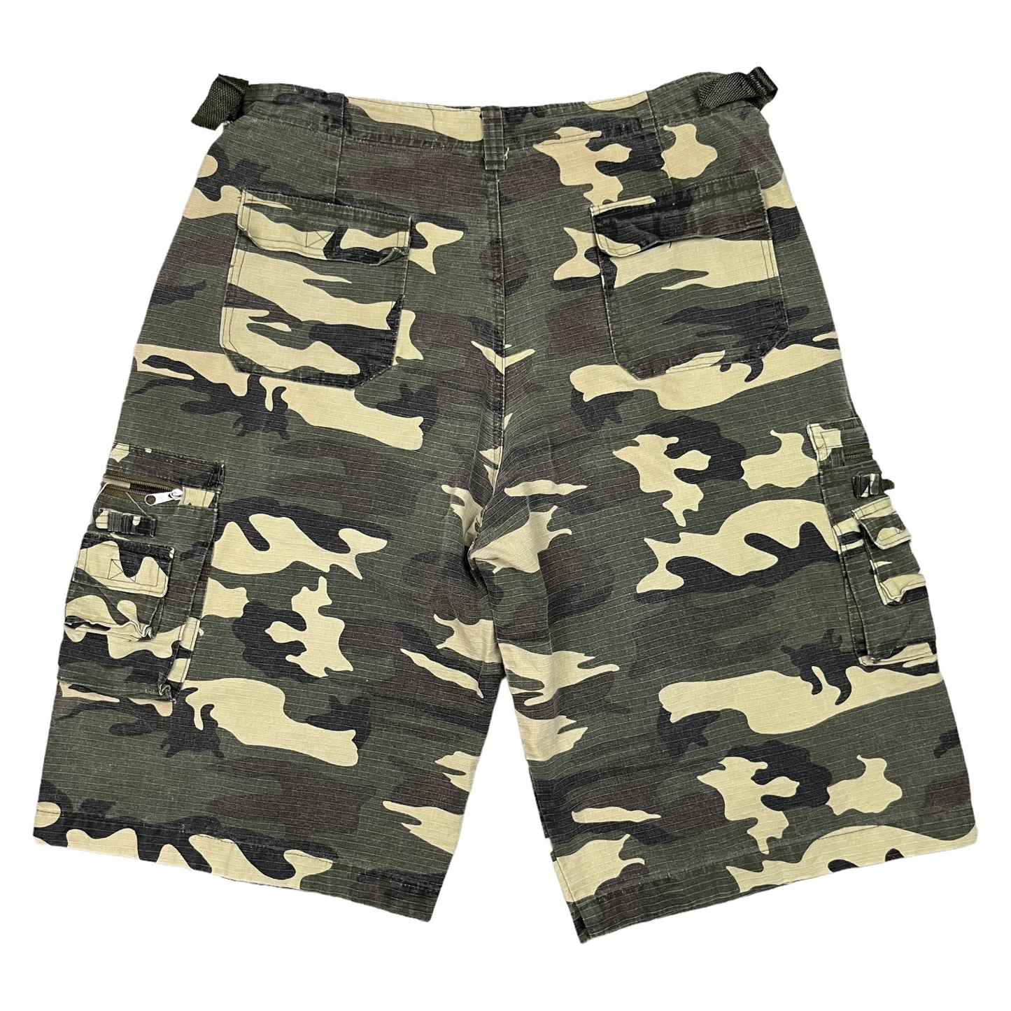 Vintage Baggy Tactical Camo Shorts