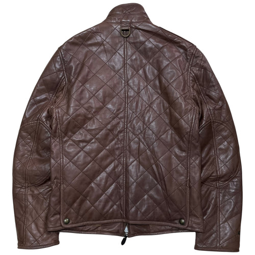 2000s Ralph Lauren Quilted Leather Jacket