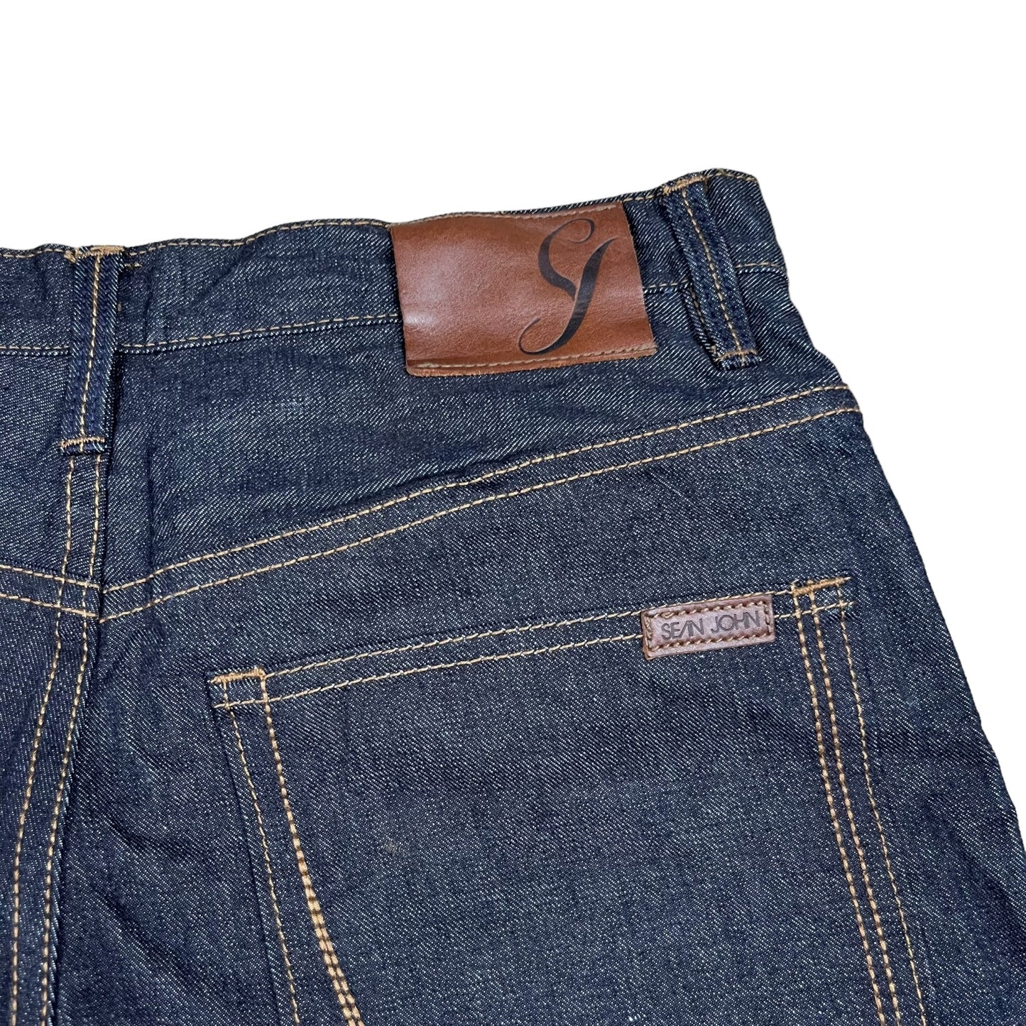 Y2K Sean John Raw Denim Jorts