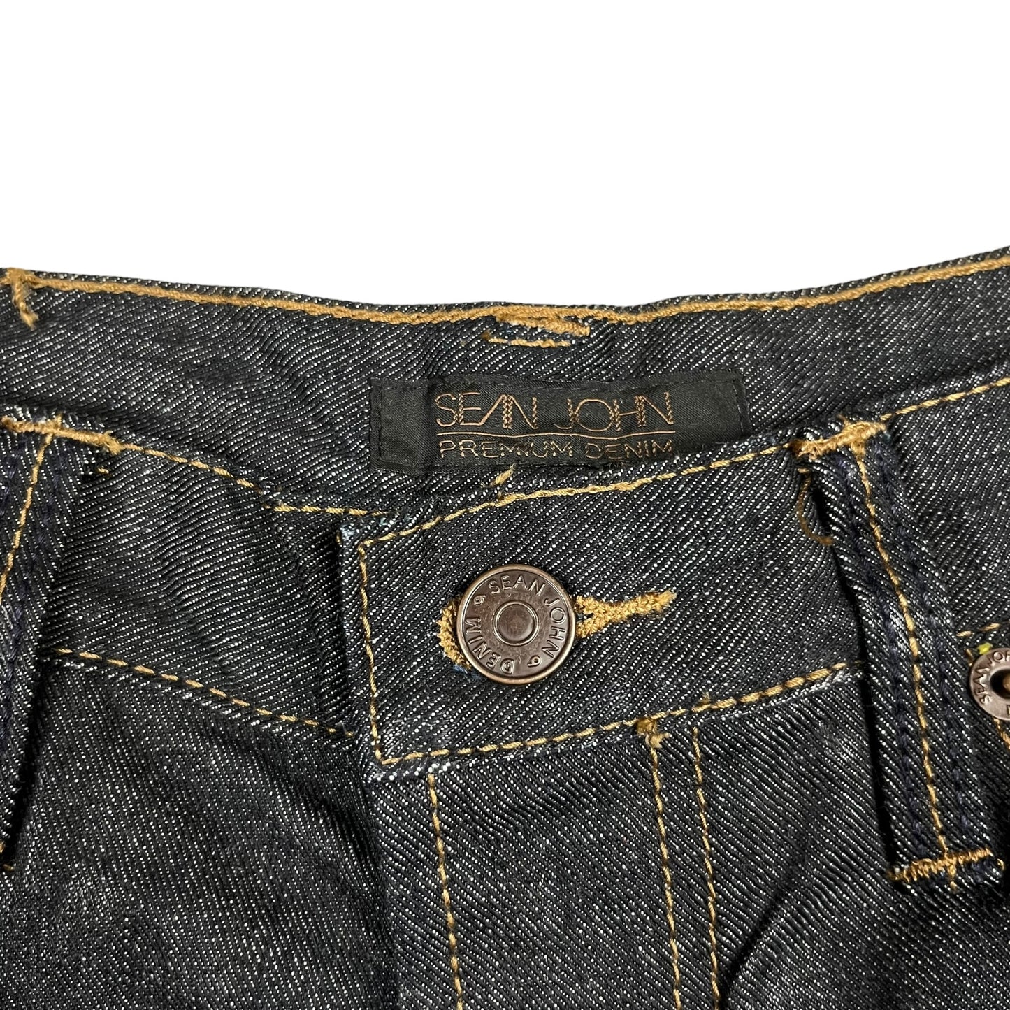 Y2K Sean John Raw Denim Jorts