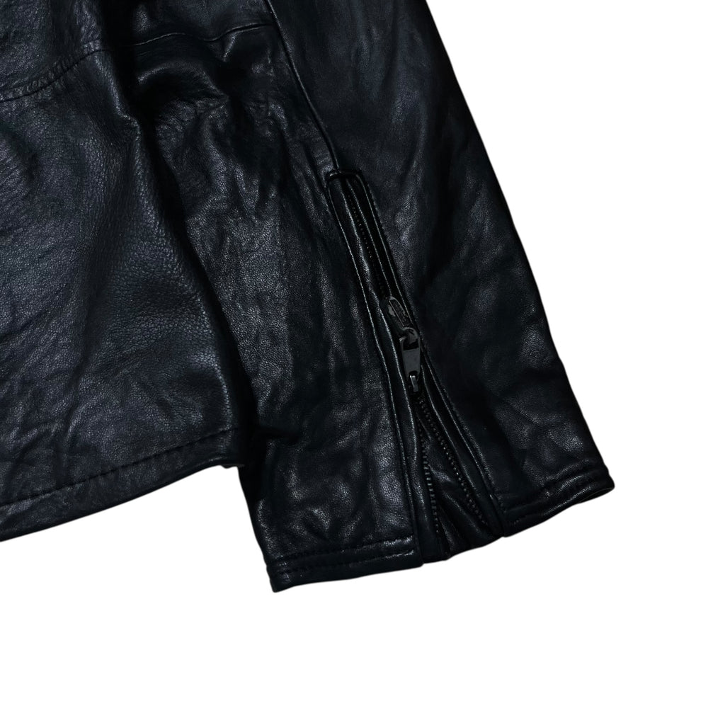 2000s Calvin Klein Leather Biker Jacket