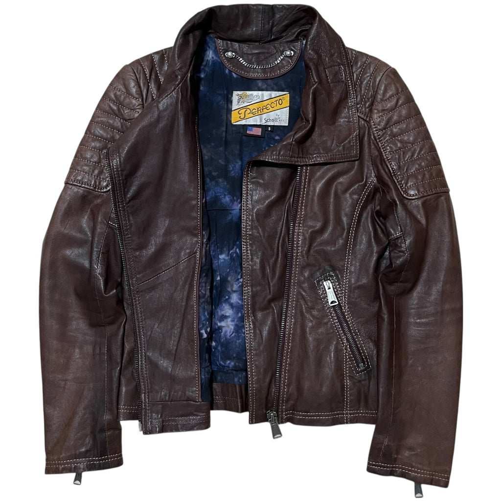 90s Women’s Schott Perfecto Leather Biker Jacket