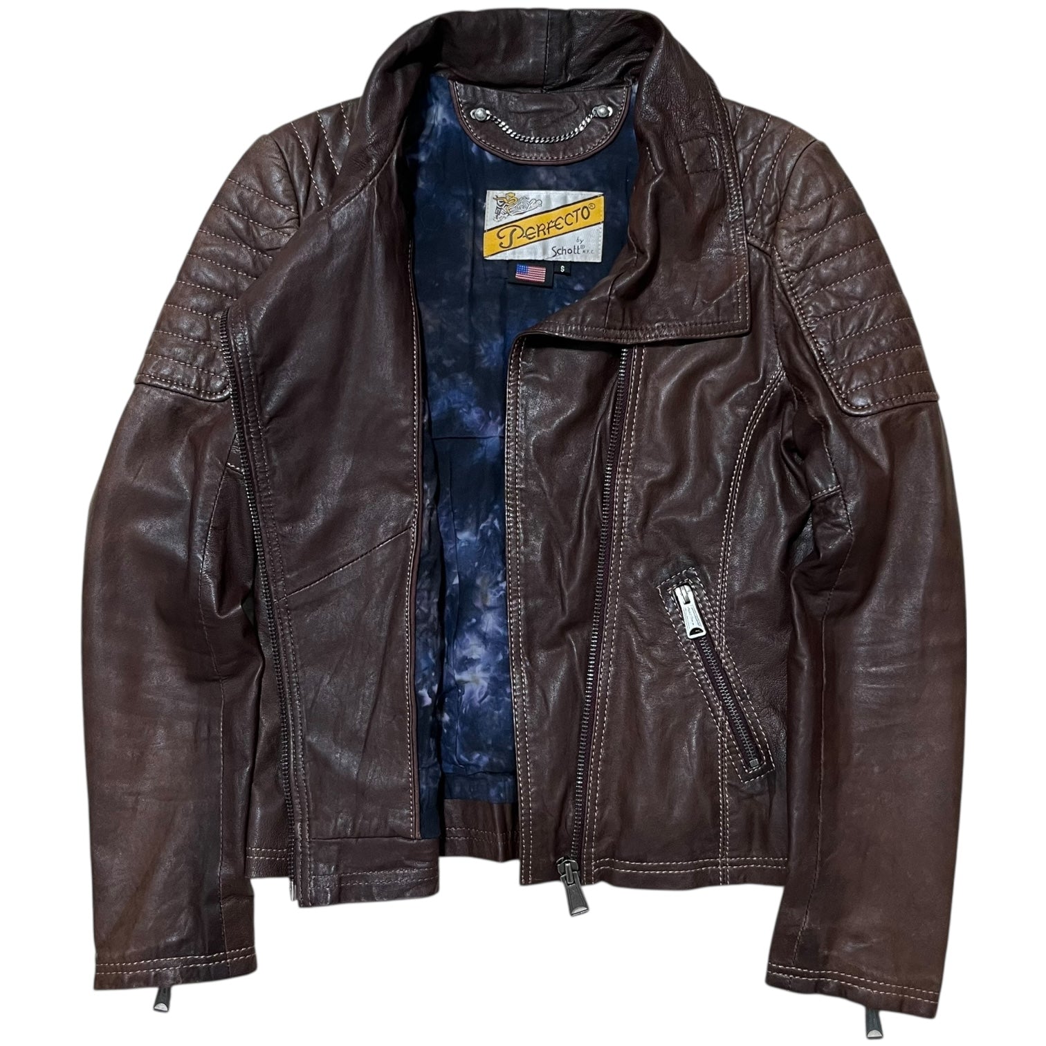 90s Women’s Schott Perfecto Leather Biker Jacket