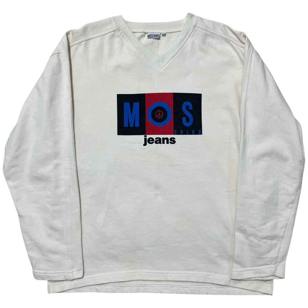 2000s Moschino V-neck Sweatshirt