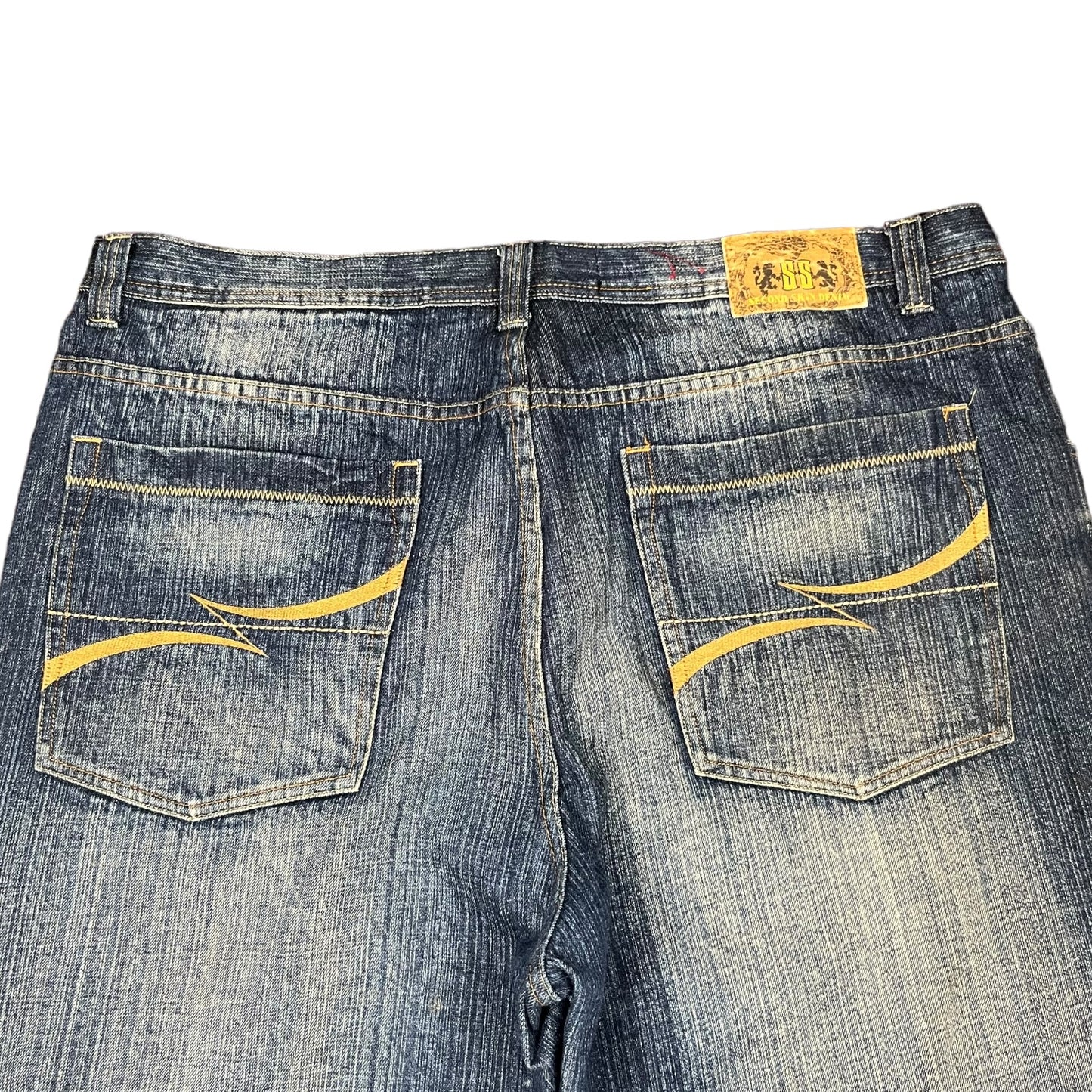 Y2k Secondskin Washed Baggy Jeans