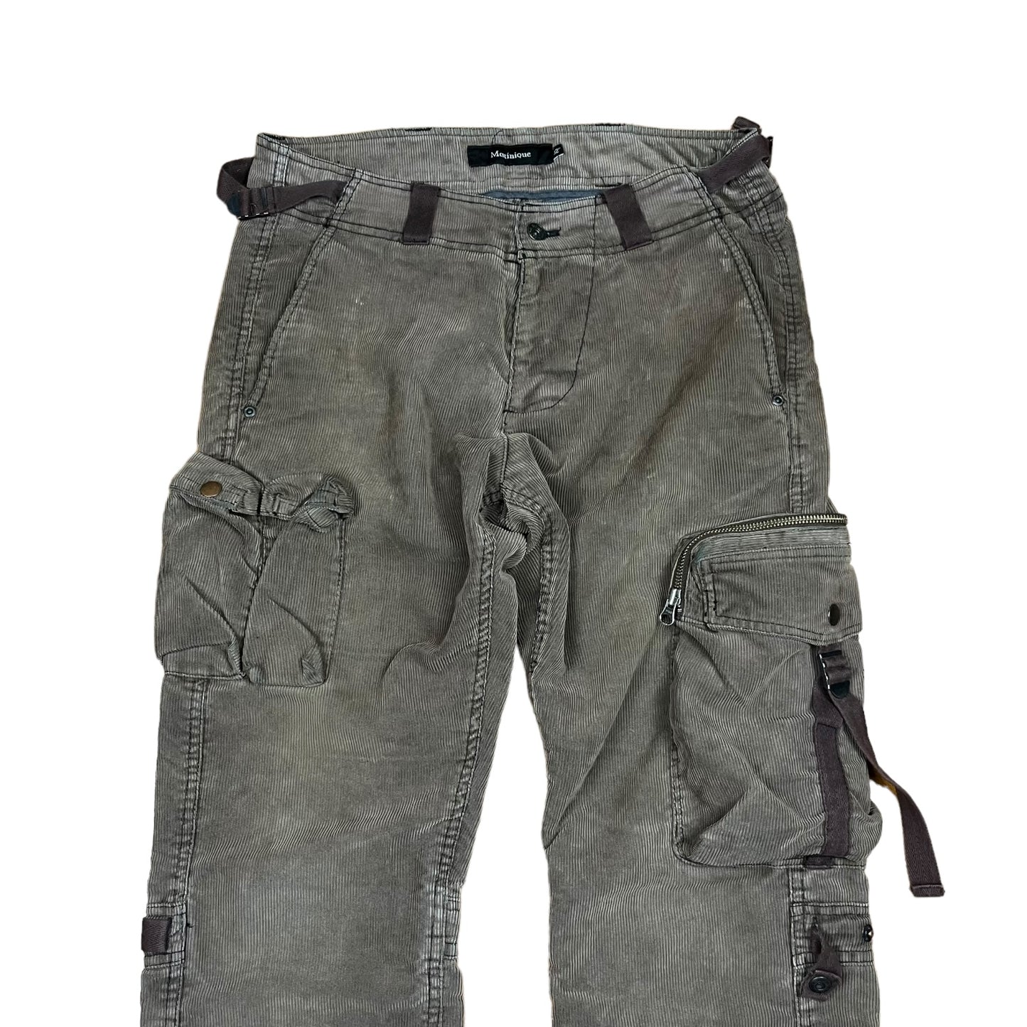 2000s Multipocket Corduroy Flared Cargos