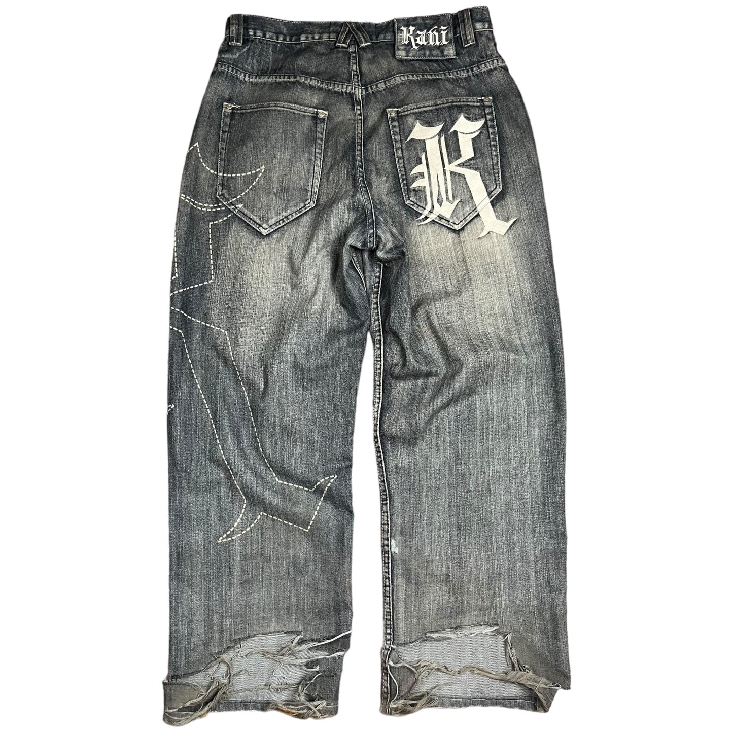 Y2k Karl Kani Spellout Baggy Jeans