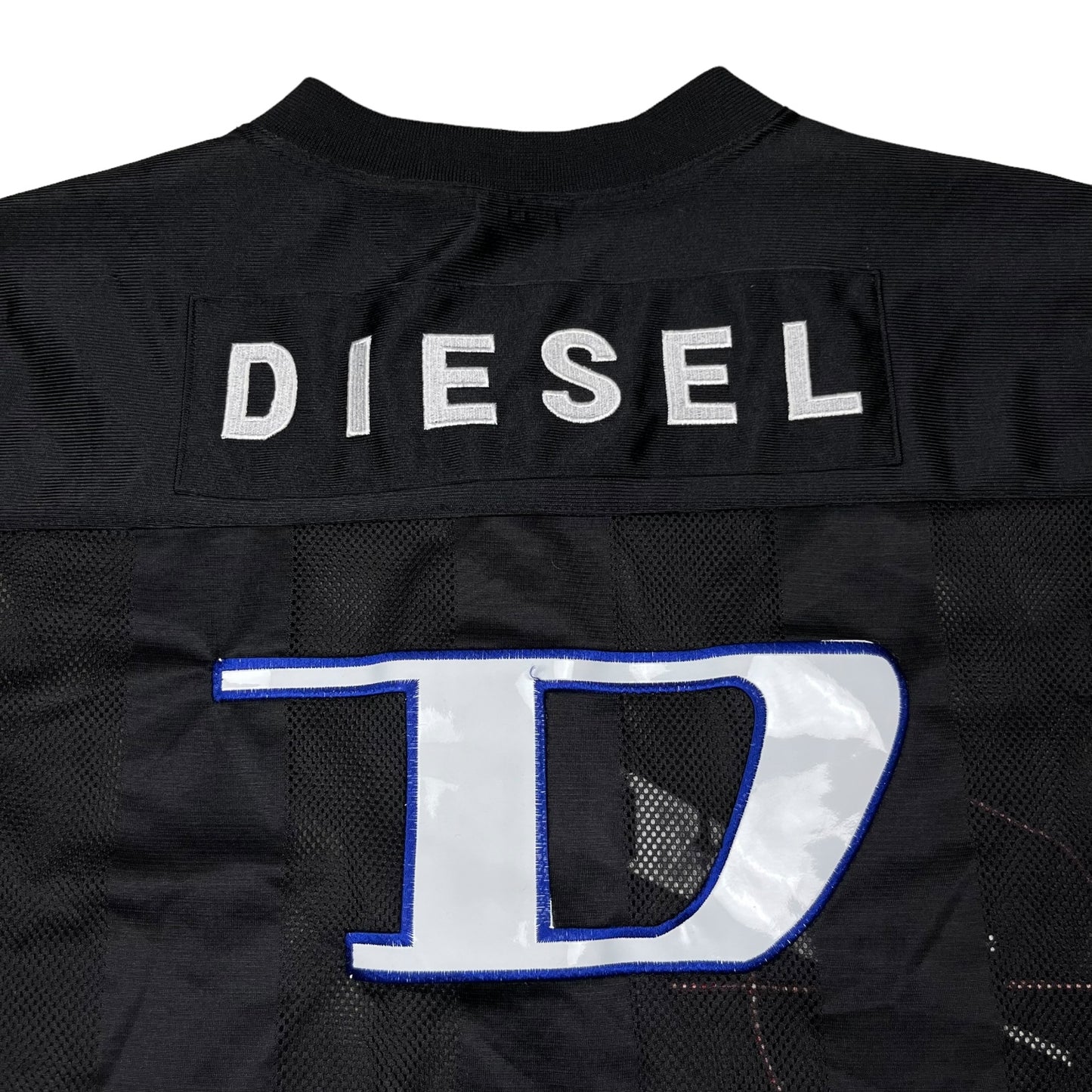 Y2k Diesel Embroidered Mesh Jersey