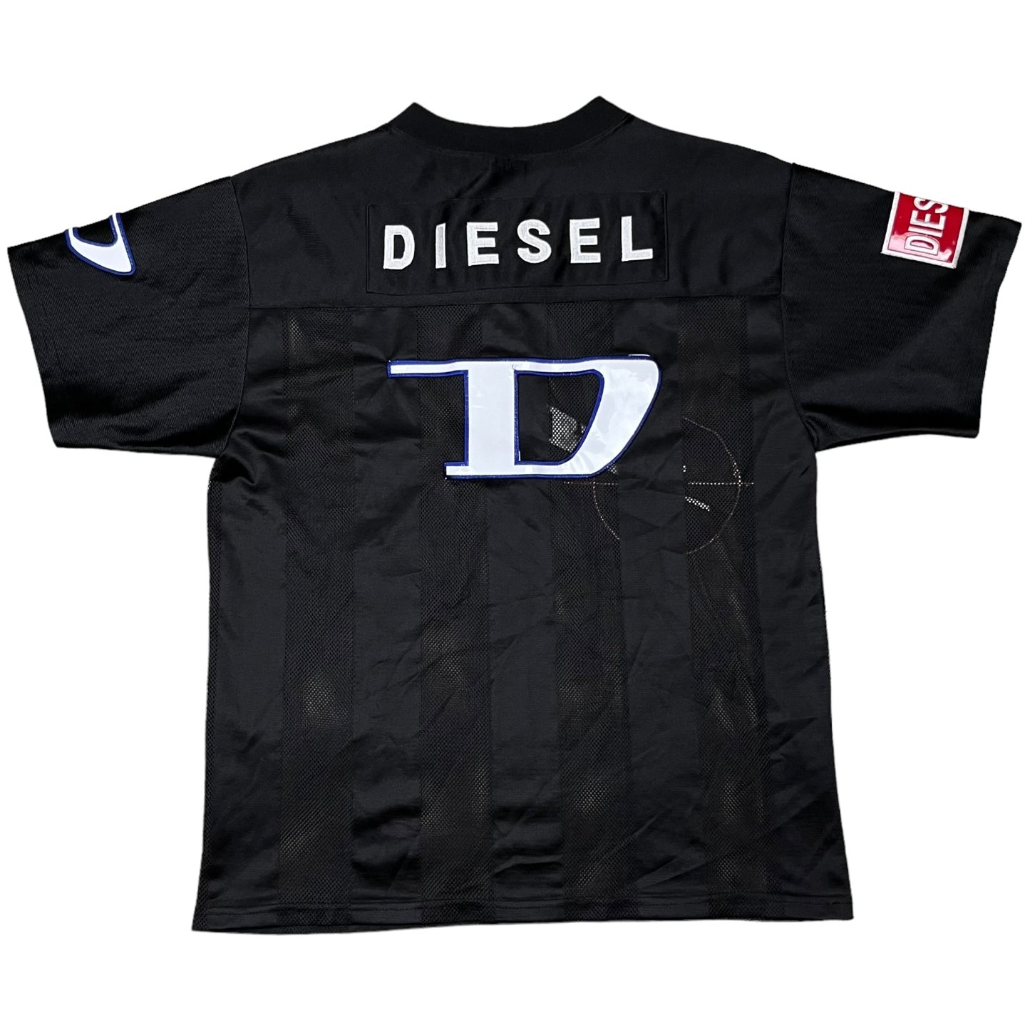 Y2k Diesel Embroidered Mesh Jersey