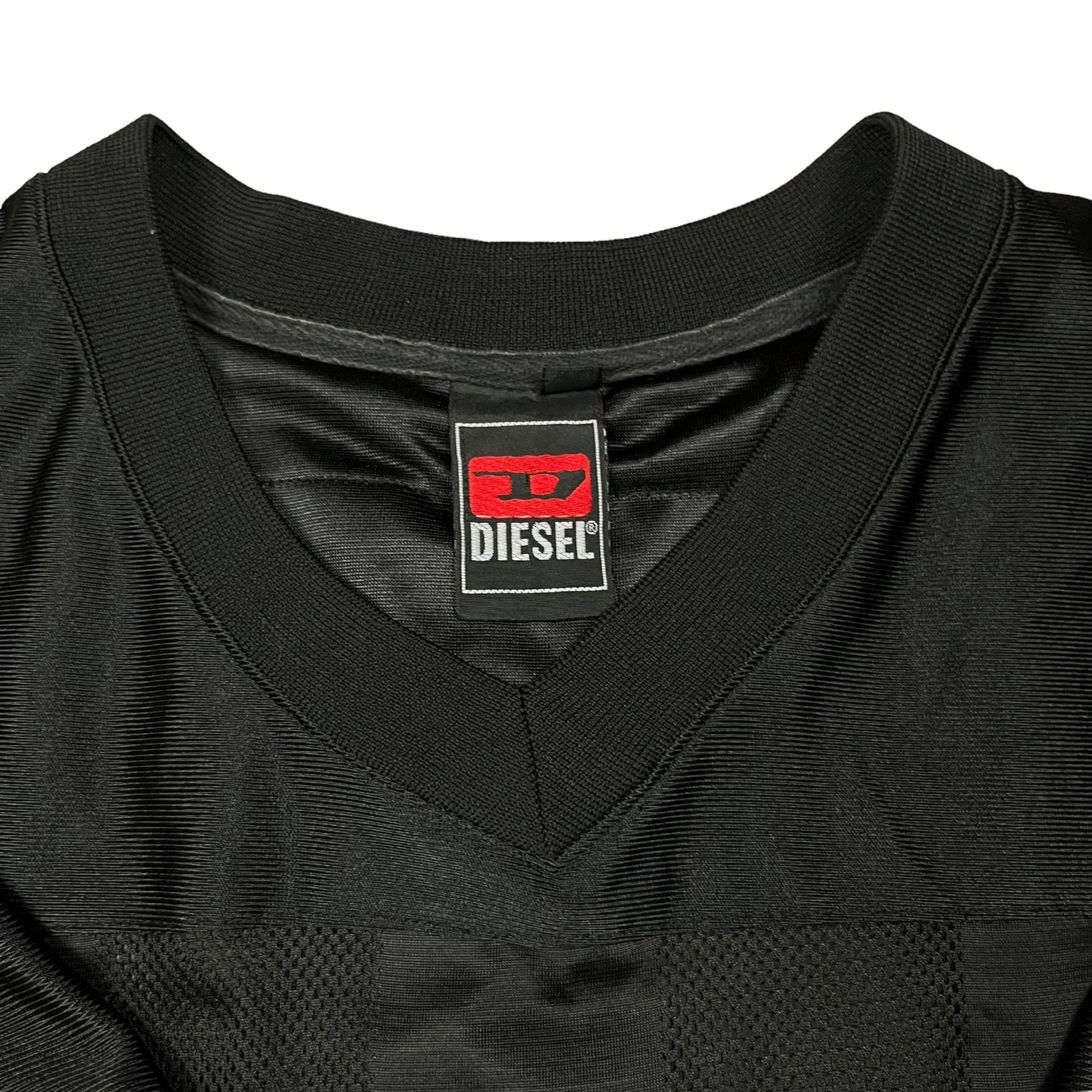 Y2k Diesel Embroidered Mesh Jersey