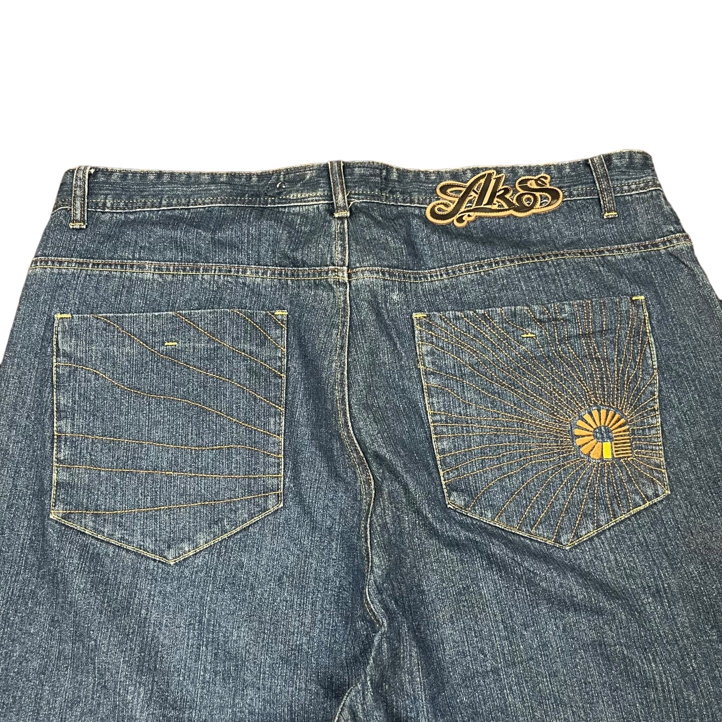 Y2k Akademiks Logo Embroidery Baggy Jeans