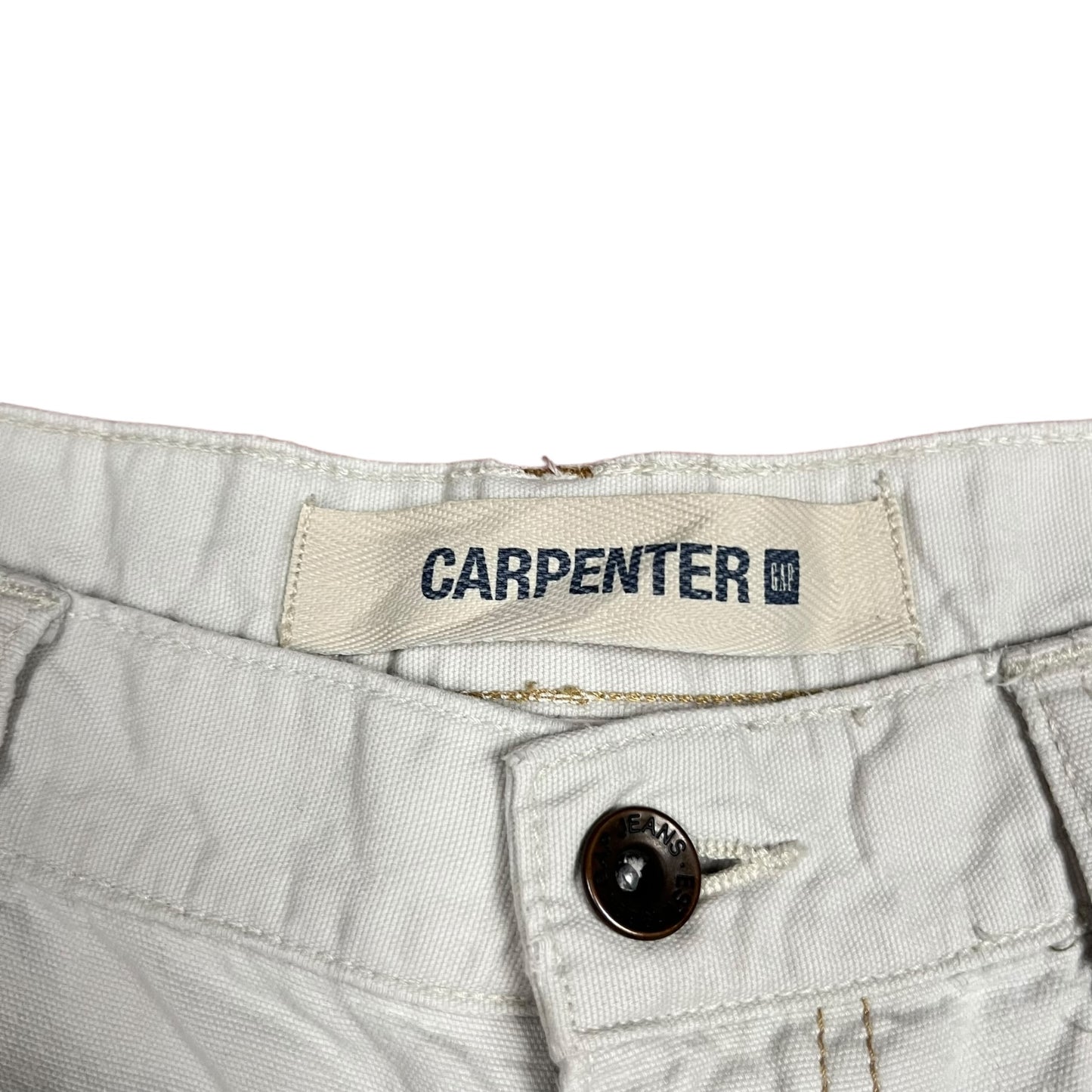 Vintage Gap White Carpenter Shorts