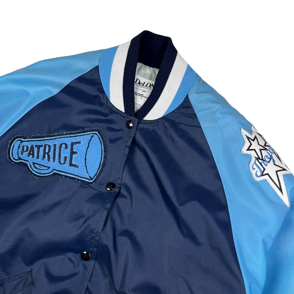 80s Varsity Team Satin Bomber Jacket