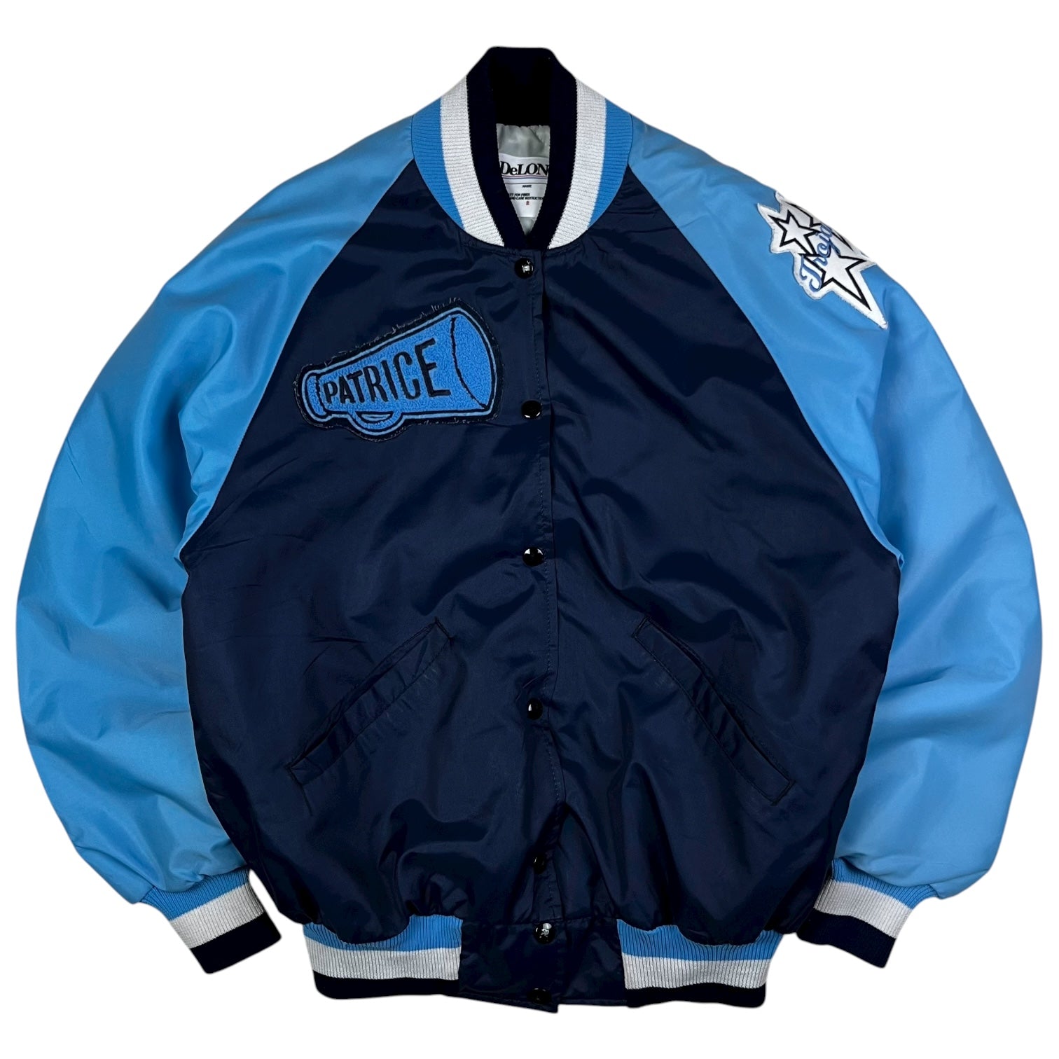 80s Varsity Team Satin Bomber Jacket