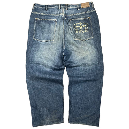 Y2k Sean John Spellout Embroidery Baggy Jeans
