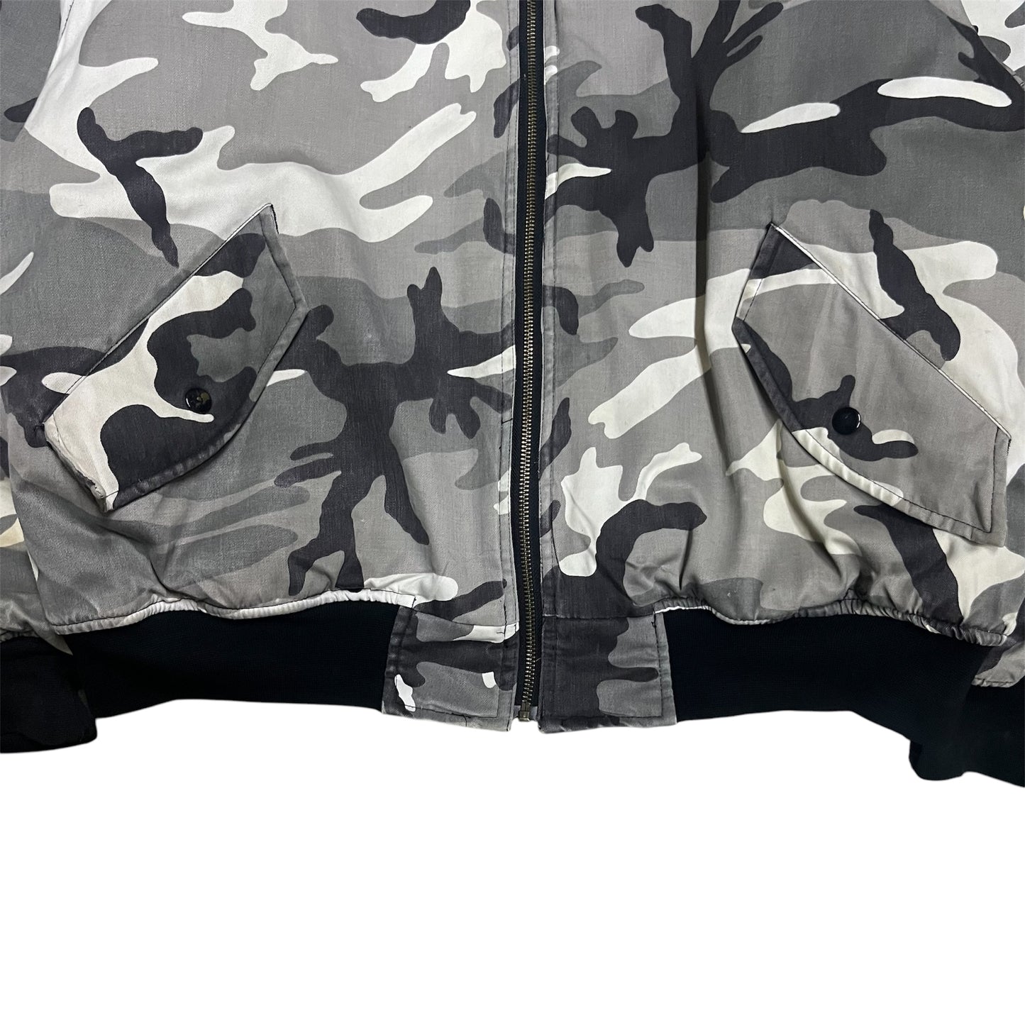 90s Snow Camo MA-1 Bomber