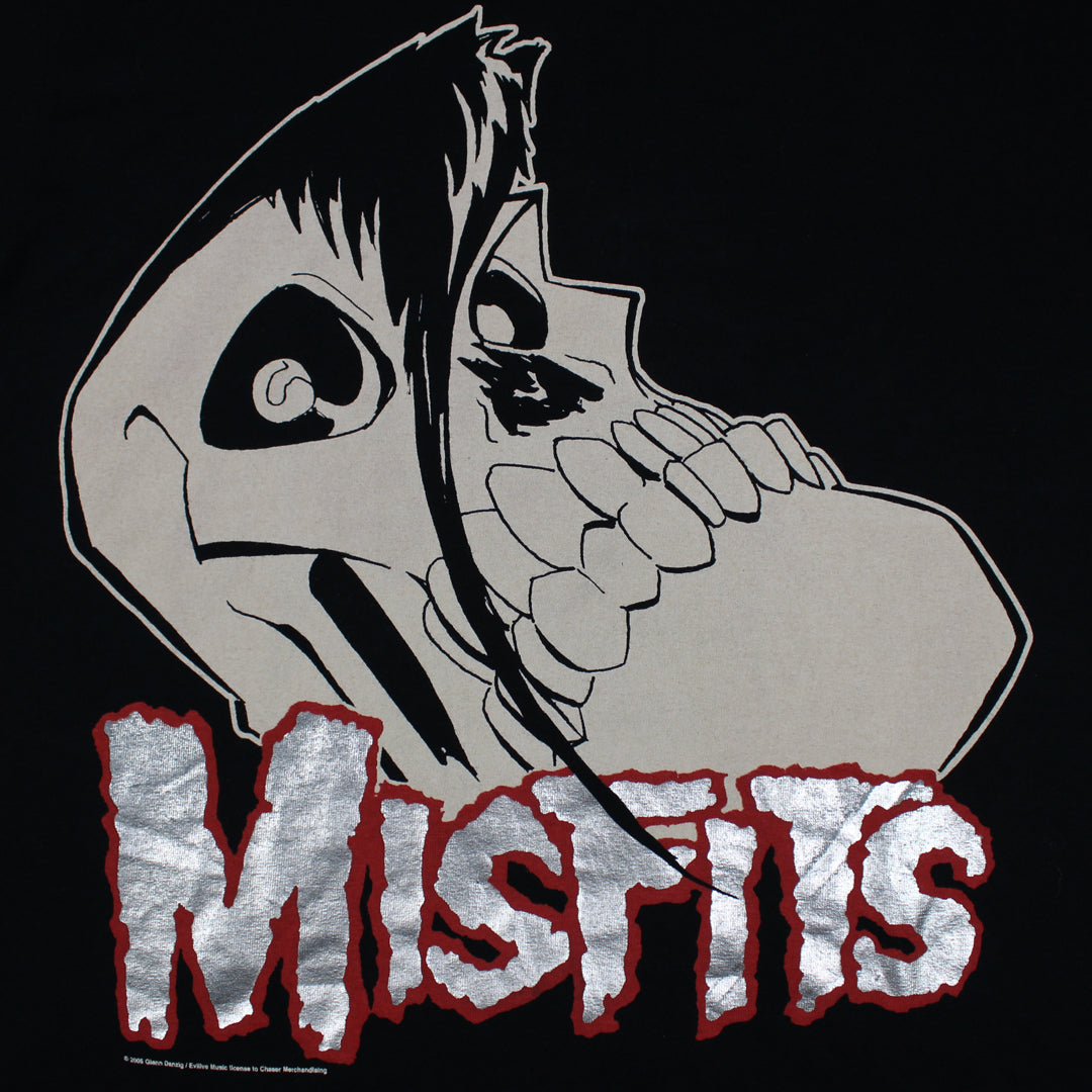 2005 Misfits Jerry Only Skull Big Print Tee