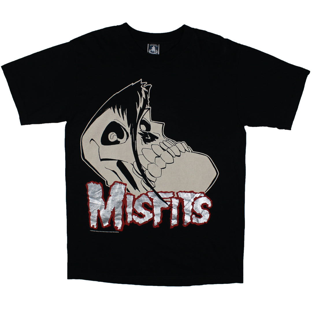 2005 Misfits Jerry Only Skull Big Print Tee